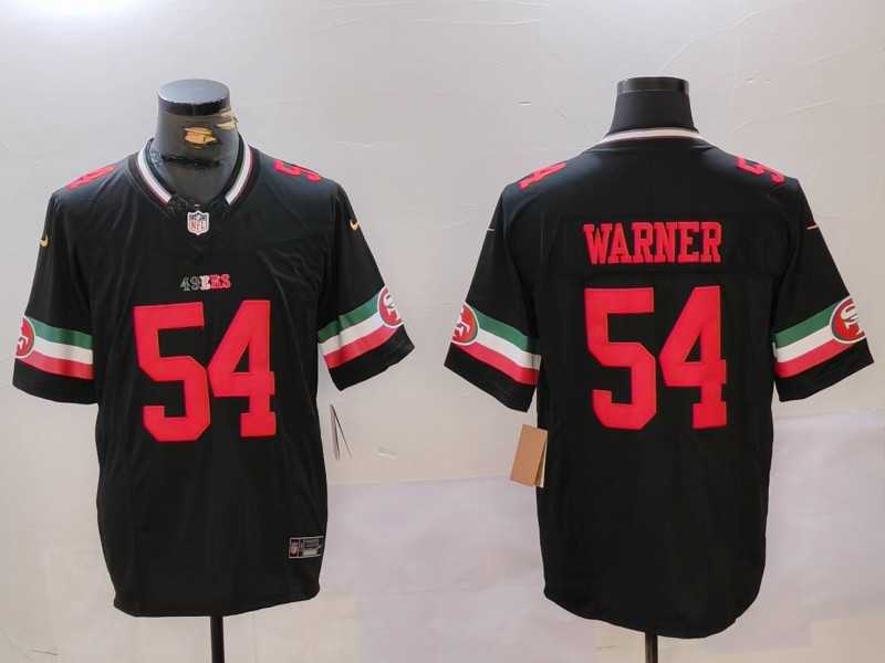 Men%27s San Francisco 49ers #54 Fred Warner Black F.U.S.E. Mexico Vapor Limited Stitched Jersey Dzhi